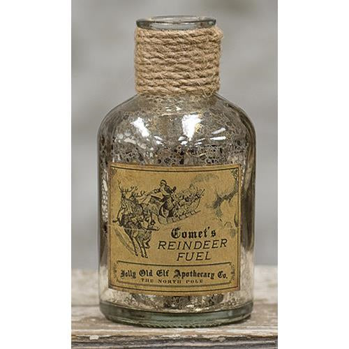 Reindeer Fuel Silver Jar 4.75"  (Pack of 4)