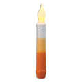 Candy Corn LED Taper 6.5"  (Pack of 4)