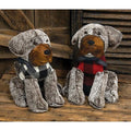 Plaid Dog Door Stopper 2 Asstd.