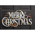 Metal Merry Christmas Sign 23.52"