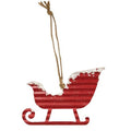 Sadie's Sled Ornament  (Pack of 4)