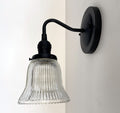 Antique Bell Glass Wall Sconces