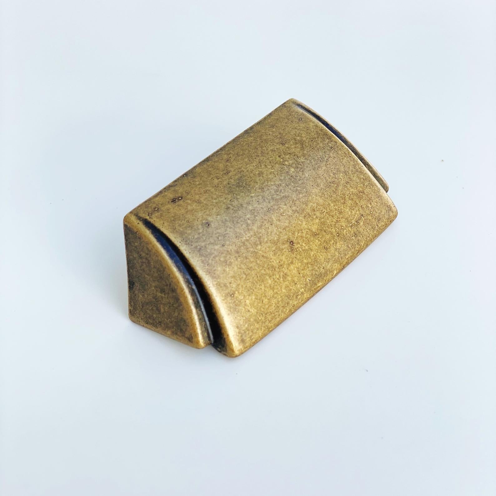 Antique Bronze "Ella" Cup Drawer Pull