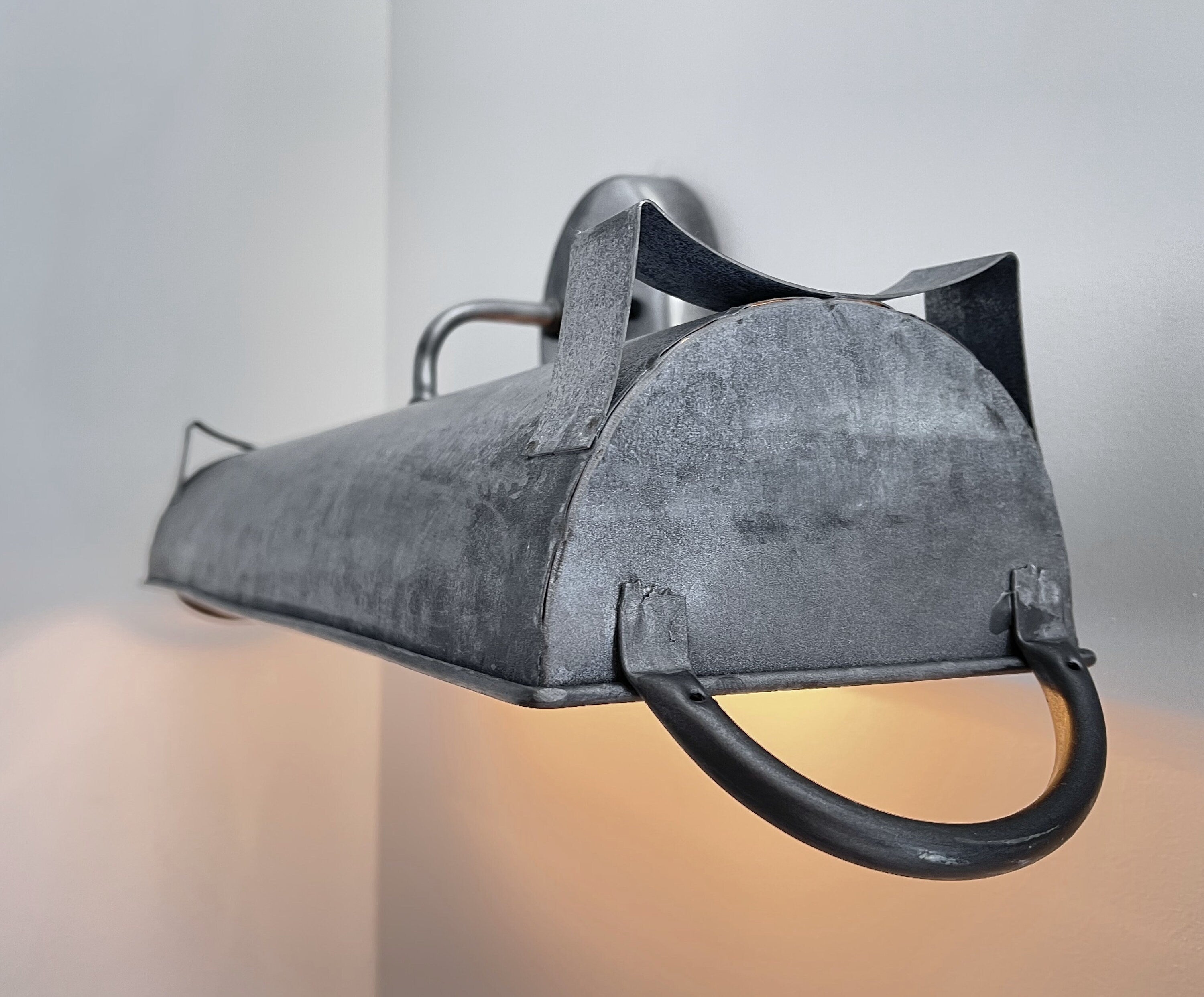 Galvanized Dome Farmhouse Wall Vanity Bathroom Light Fixture (3 sizes)