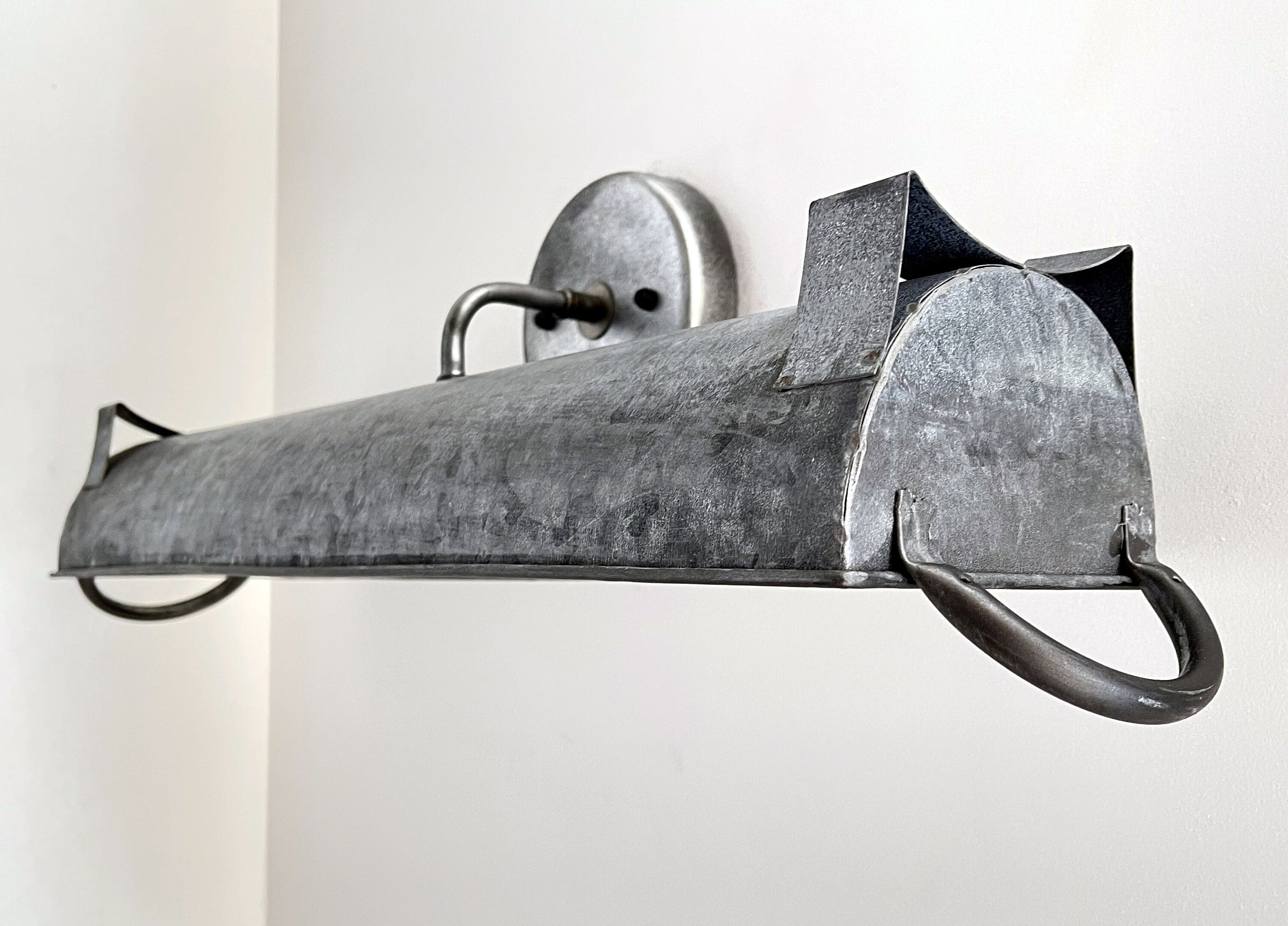 Galvanized Dome Farmhouse Wall Vanity Bathroom Light Fixture (3 sizes)