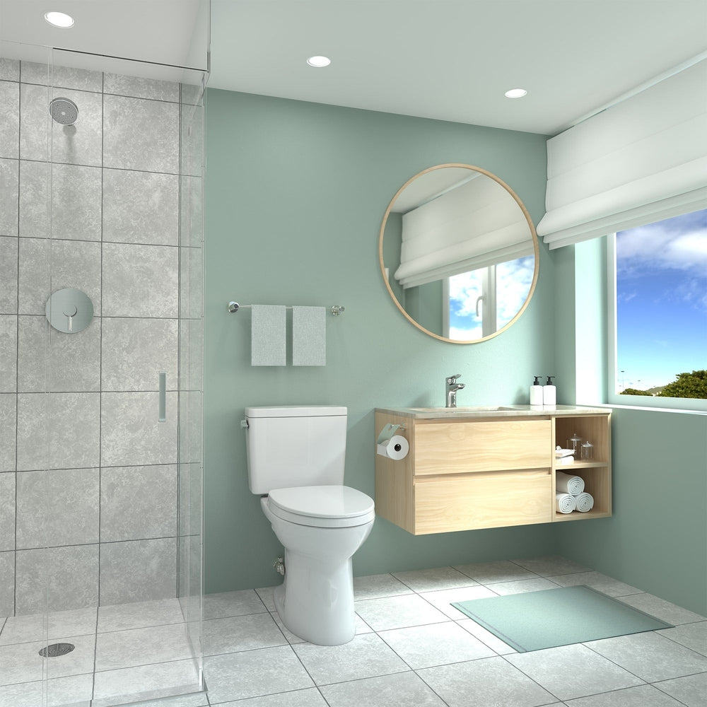 TOTO Drake Two-Piece 1.6 GPF Toilet with SoftClose Seat, Washlet+ Ready