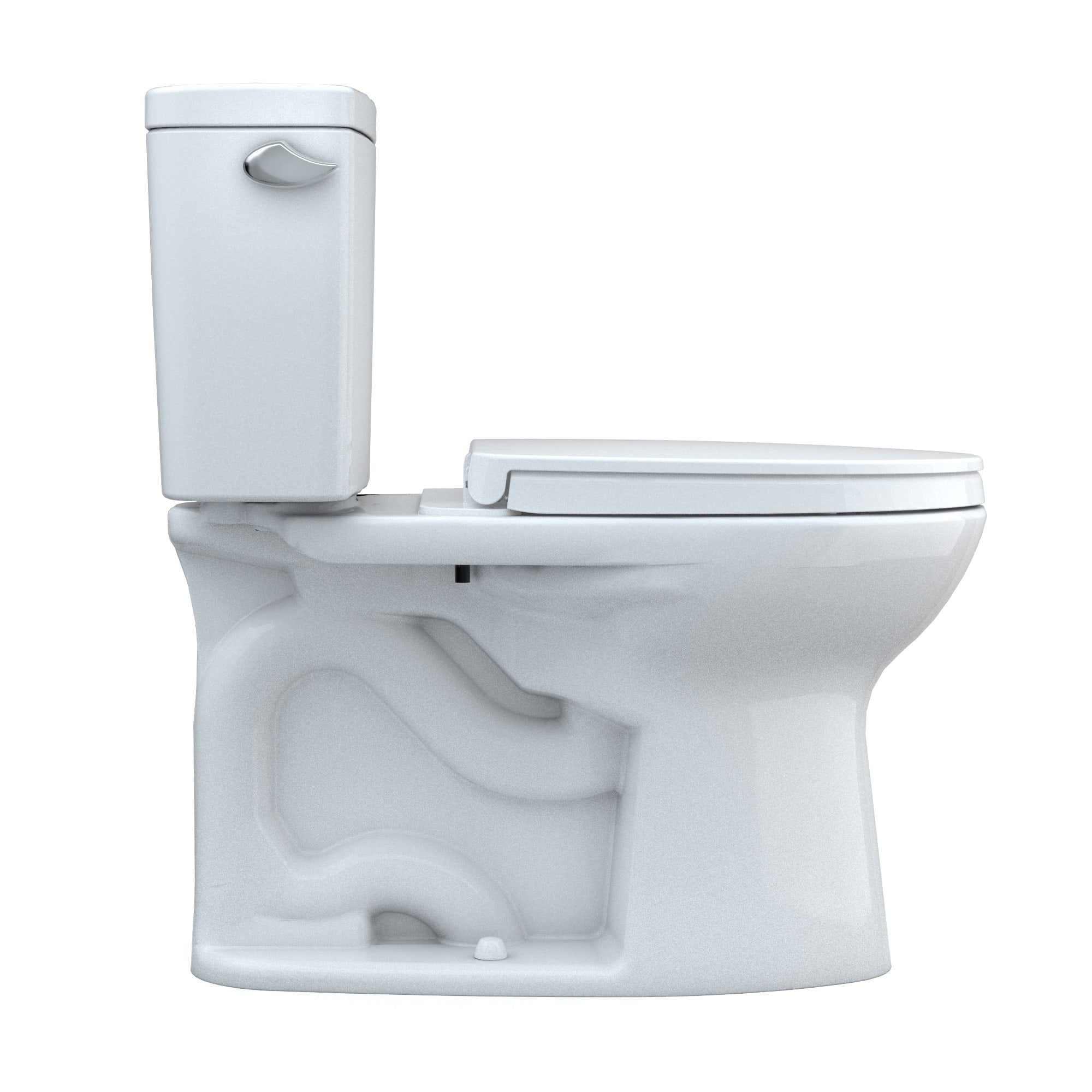 TOTO Drake Two-Piece 1.6 GPF Tornado Flush Toilet with SoftClose Seat, Washlet+ Ready