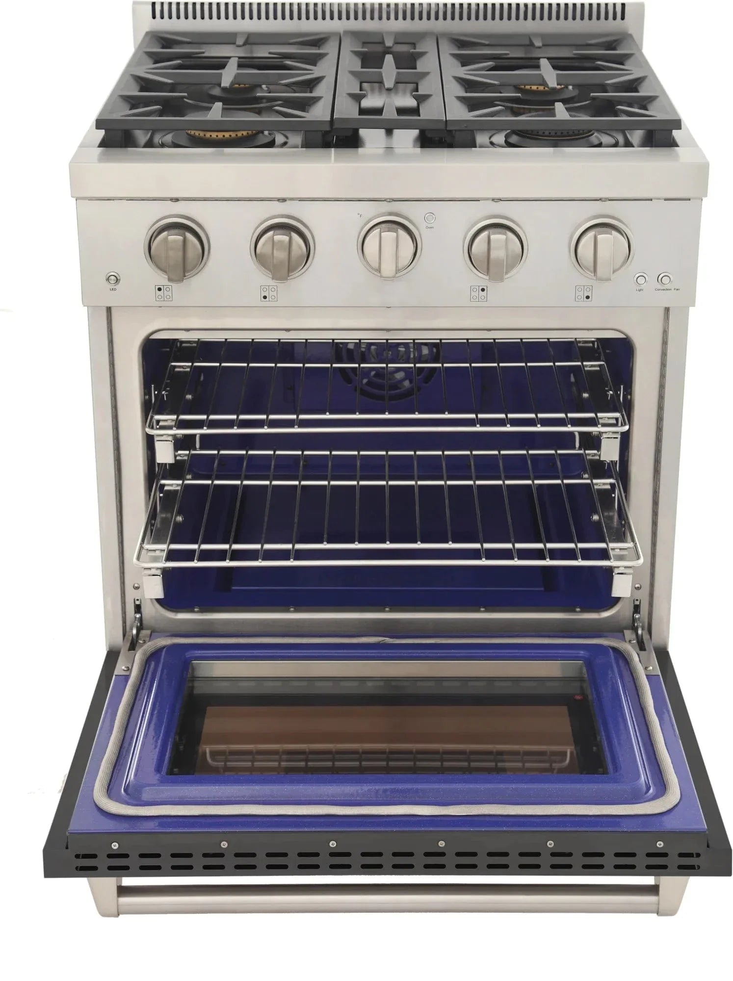 Kucht 30" Freestanding Professional Gas Range Liquid Propane KFX3000X/LP-GY
