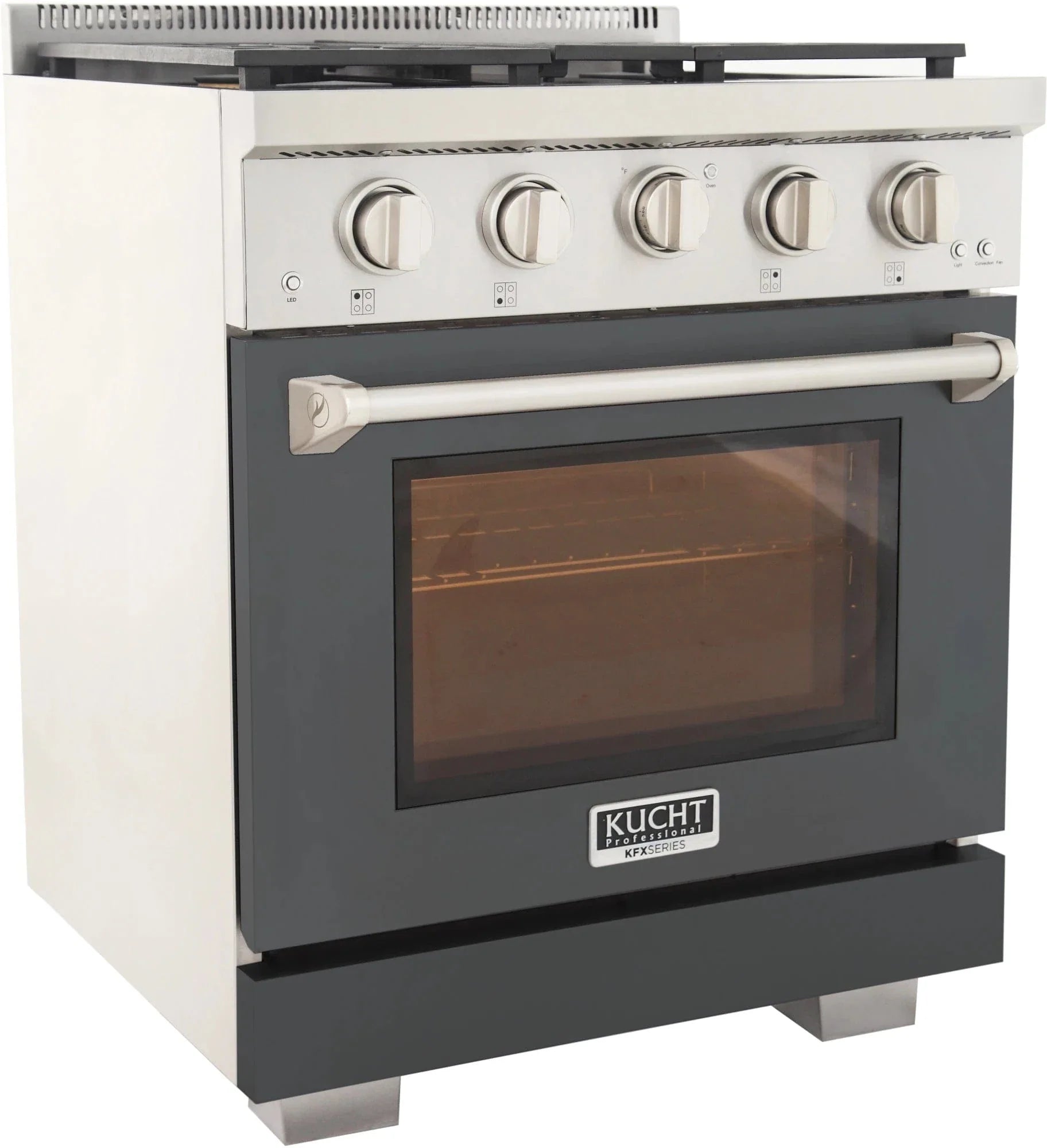 Kucht 30" Freestanding Professional Gas Range Liquid Propane KFX3000X/LP-GY