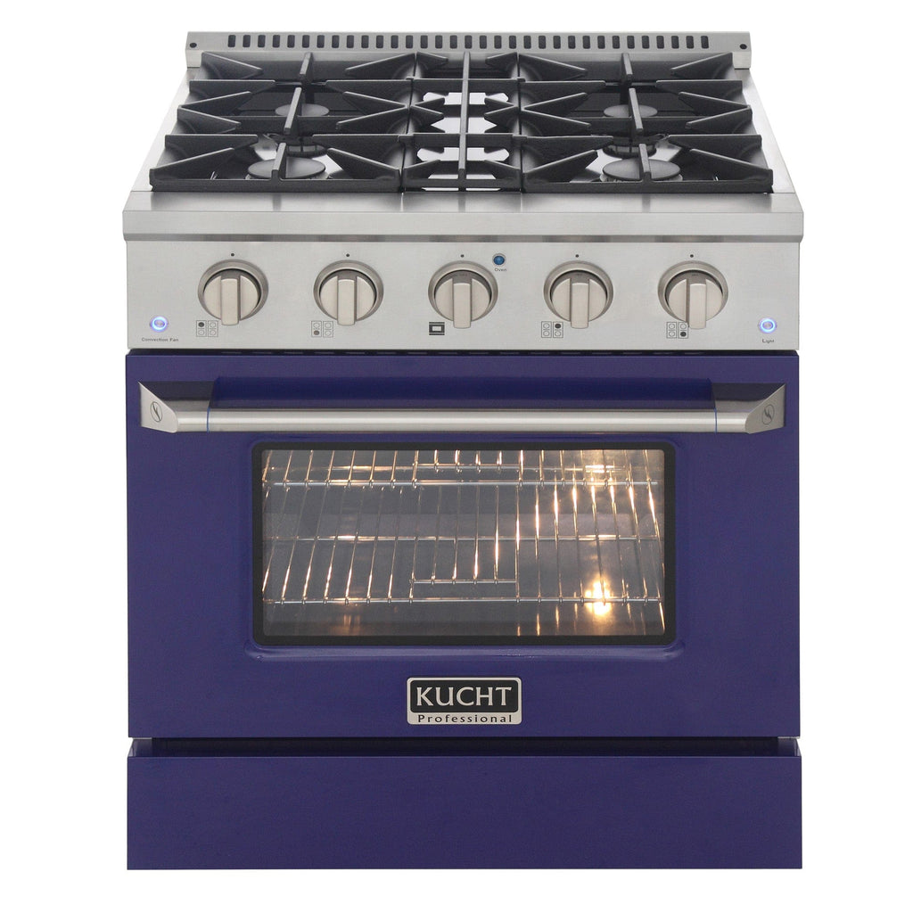 Kucht 30” Pro-Style Kitchen Dual Fuel Range - KDF302/LP-B