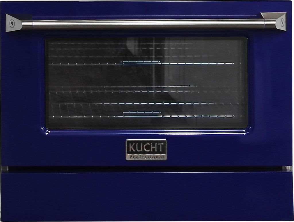 Kucht 30" Propane Range, Stainless Steel, Blue Oven Door, KNG301/LP-B