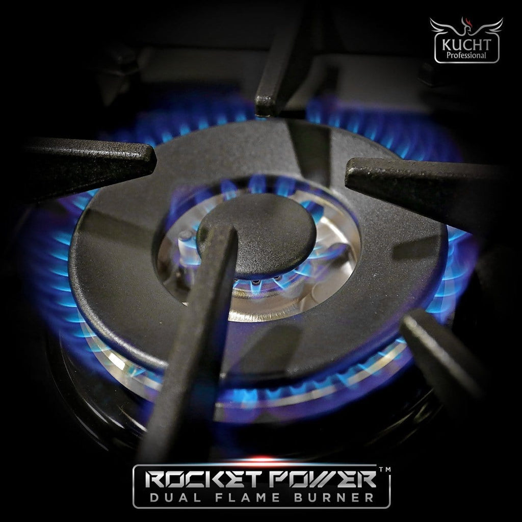 Kucht 36" Gas Range, Stainless Steel with Silver Oven Door, KNG361-S