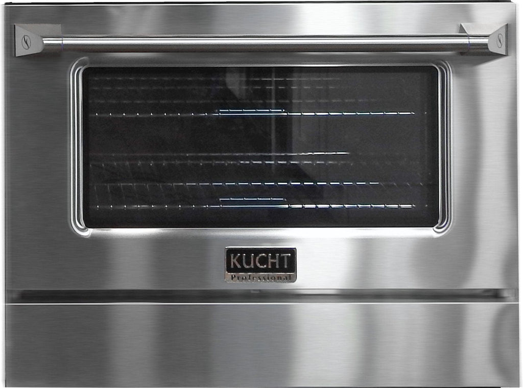 Kucht 36" Gas Range, Stainless Steel with Silver Oven Door, KNG361-S