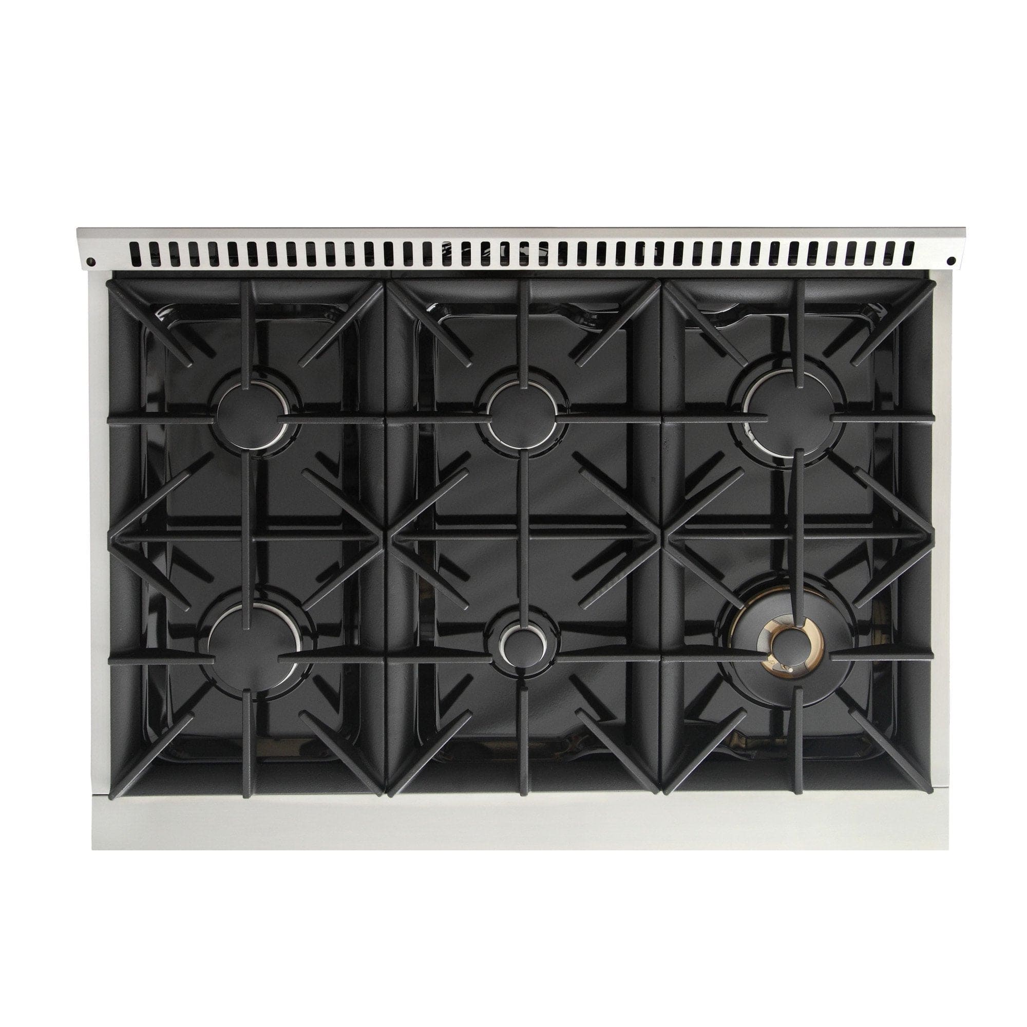 Kucht 36" Gas Range, Stainless Steel with Silver Oven Door, KNG361-S