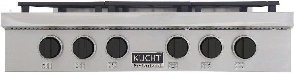 Kucht 36 Inch Gas Sealed Burner Rangetop-KFX369T-K