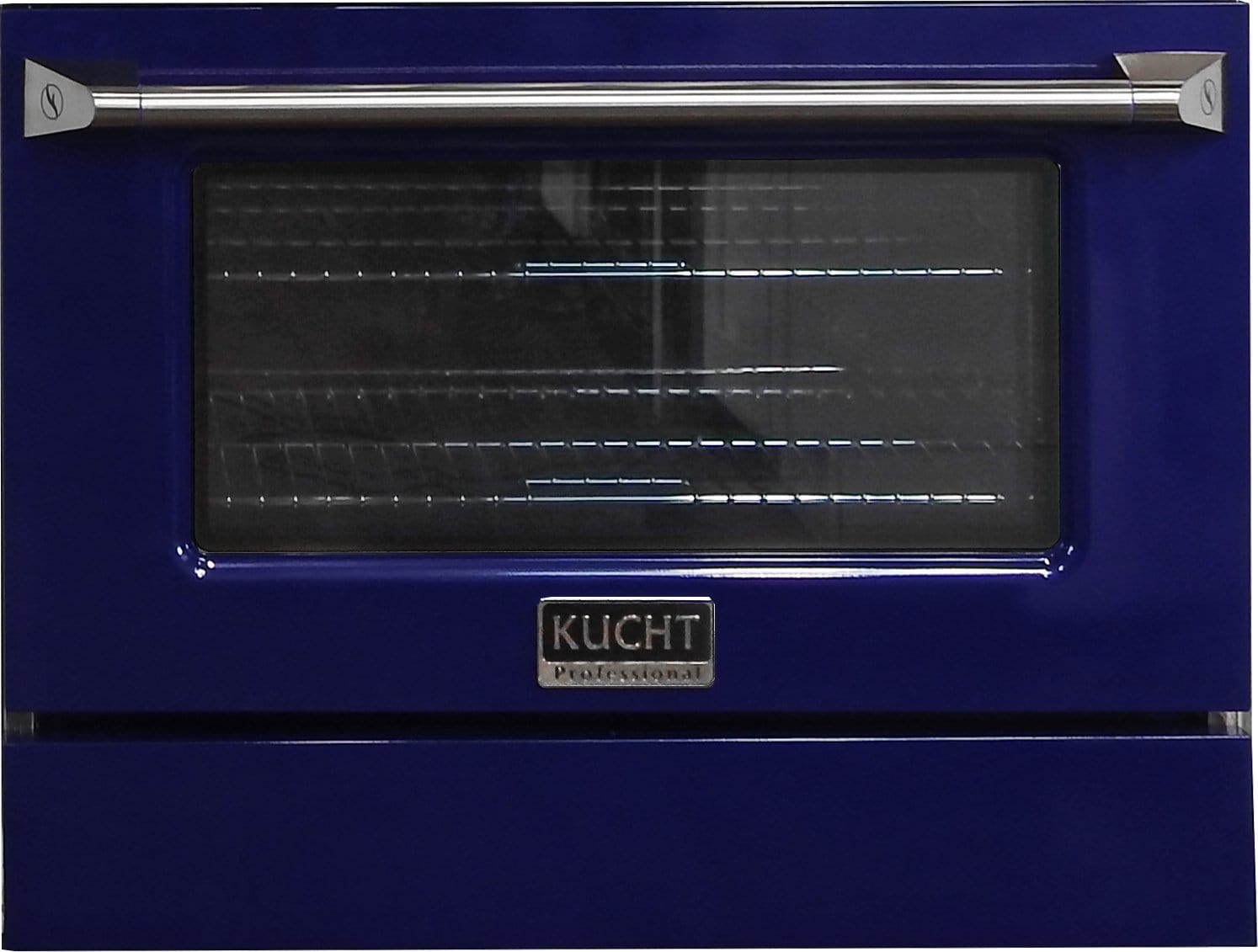Kucht 36" Propane Range in Stainless Steel, Blue Door, KNG361/LP-B