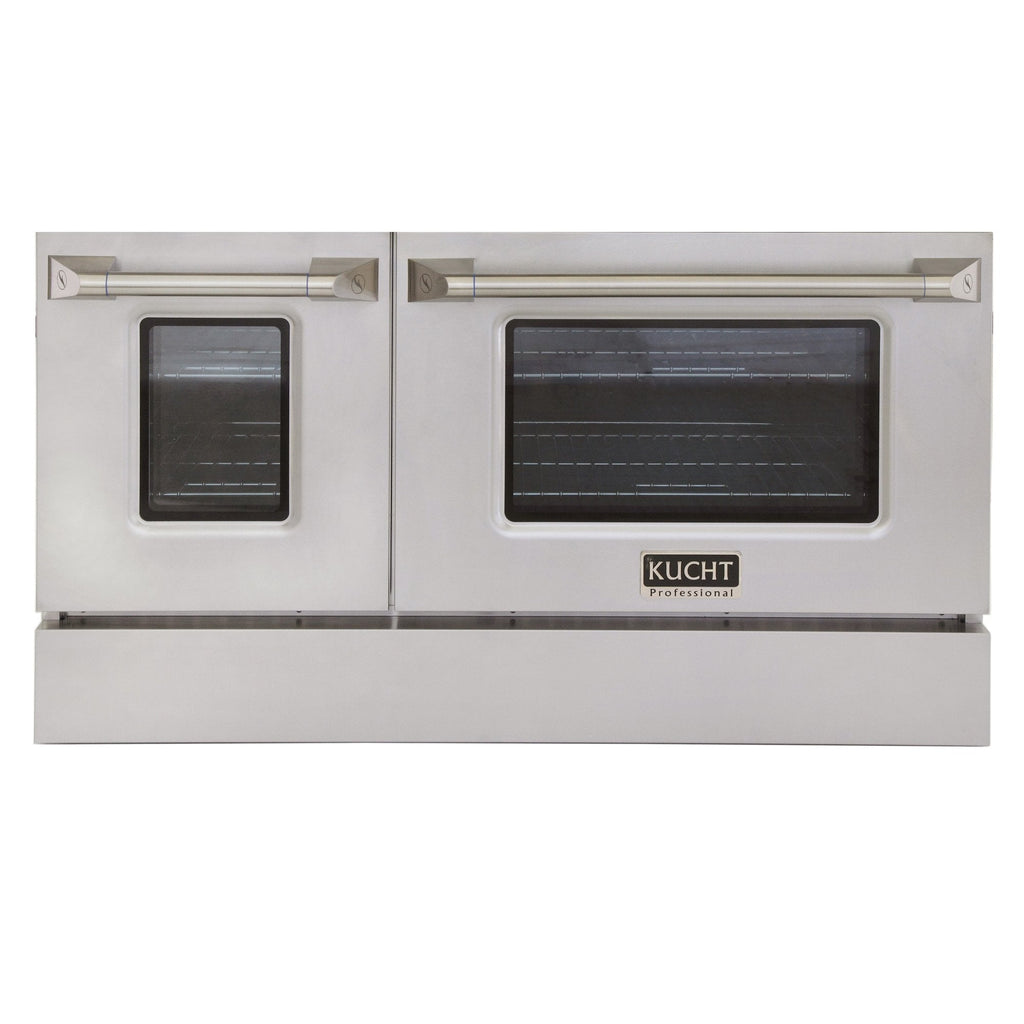 Kucht 48" Propane Range in Stainless Steel, Silver Doors, KNG481/LP-S