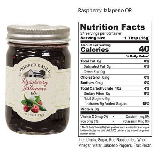 Raspberry Jalapeno Jam 15.5oz  (Pack of 4)