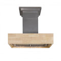 ZLINE 30" Wooden Wall Mount Range Hood, Butcher Block, 681M-30
