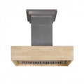 ZLINE 36" Remote Blower Wooden Wall Range Hood, 681M-RS-36-400