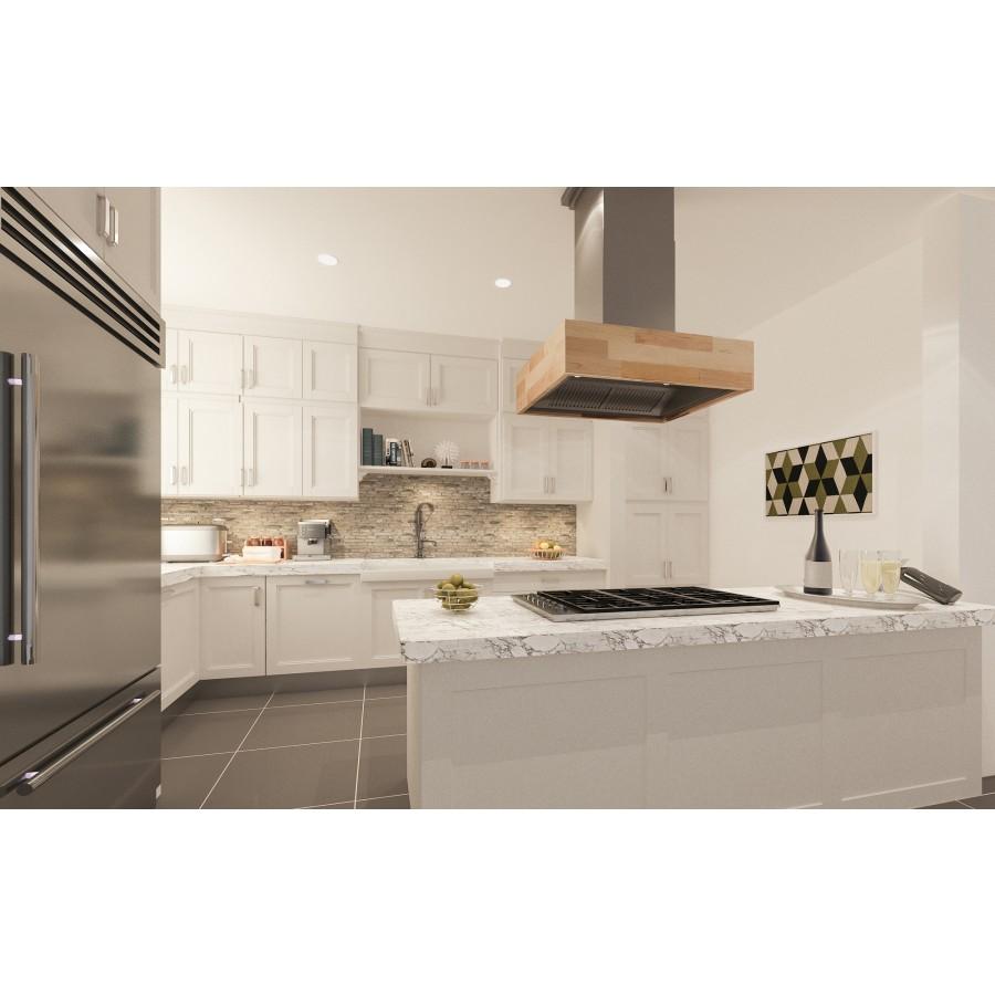 ZLINE 30" Remote Blower Wooden Island Range Hood, 681iM-RS-30-400