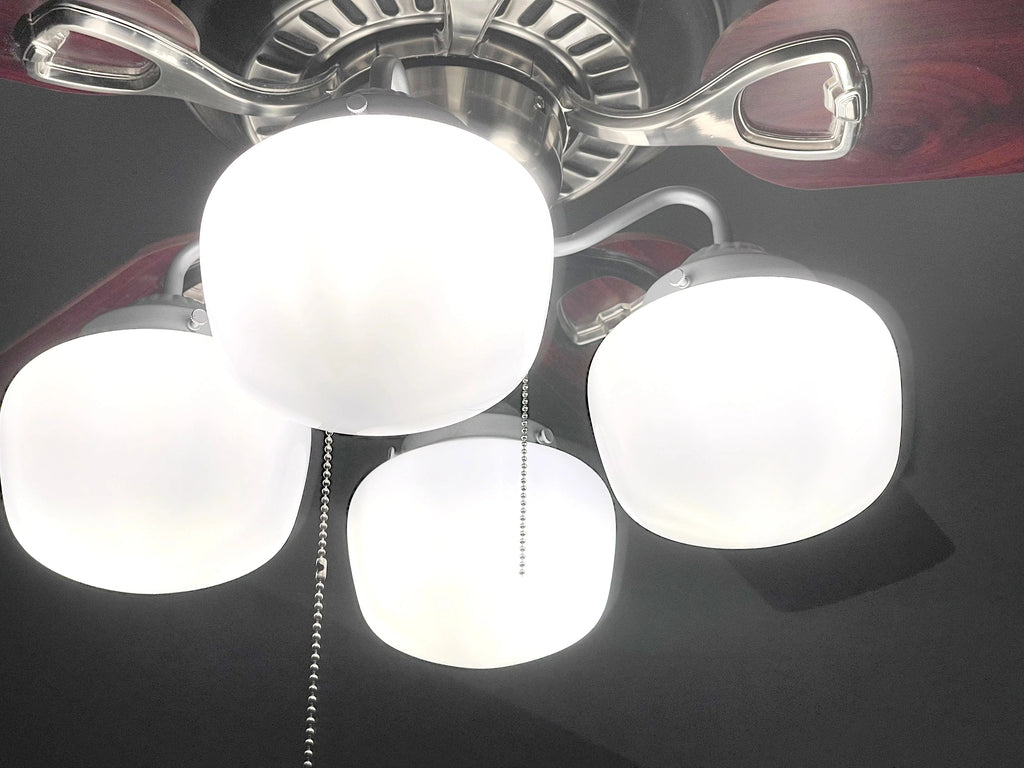 Schoolhouse Milk Glass Ceiling Fan LIGHT KIT