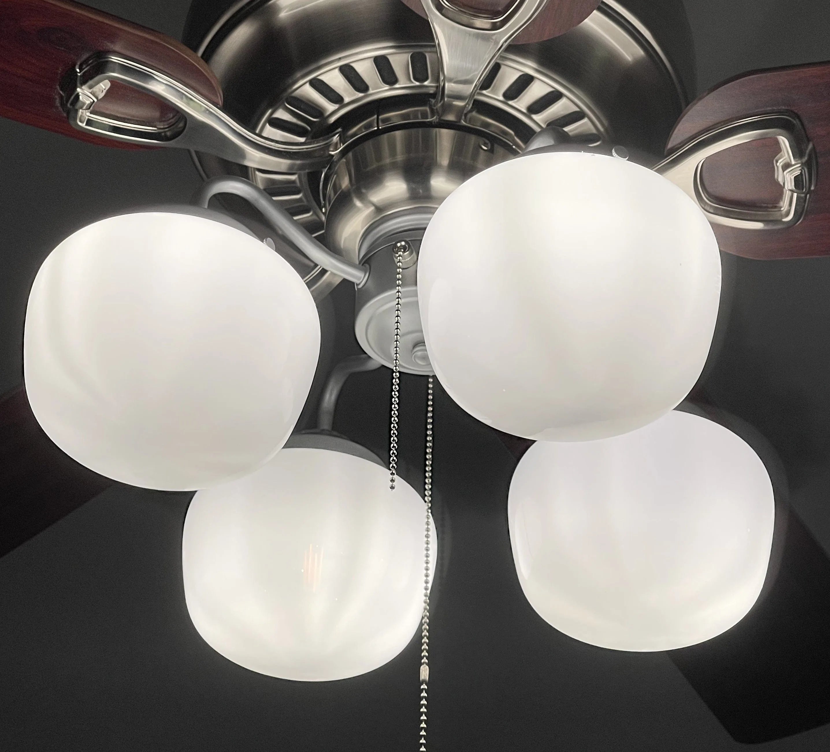 Schoolhouse Milk Glass Ceiling Fan LIGHT KIT