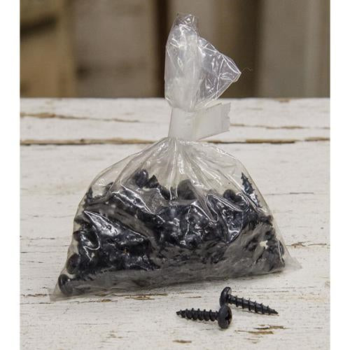 100/Pkg Black Screws- #6 Phillips Round Head- 5/8"  (Pack of 4)