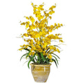 Triple Dancing Lady Silk Flower Arrangement
