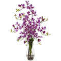 Dendrobium w/Vase Silk Flower Arrangement