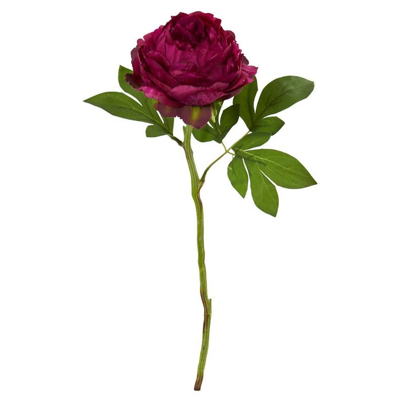 19" Peony Artificial Flower (Set of 6)
