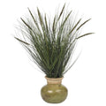 27" Grass w/Mini Cattails Silk Plant