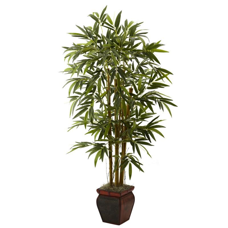 5.5'Bamboo w/Decorative Planter