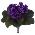 9" African Violet Artificial Plant (Set of 6)