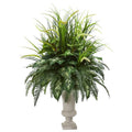 42" Mixed Greens Artificial Plant in Urn
