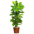 63" Large Leaf Philodendron Silk Plant (Real Touch)