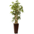 4'Bamboo w/Decorative Planter