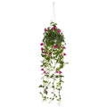 30" Petunia Hanging Basket Artificial Plant