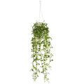 Green Variegated Wandering Jew Hanging Basket Artificial Plant