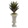 Agave Artificial Plant in Sand Urn