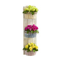 39" Rose Artificial Arrangement in Three-Tiered Wall Decor Planter