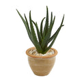 15" Aloe Artificial Plant in Decorative Vase