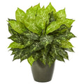 20" Dieffenbachia Artificial Plant in Green Planter