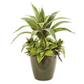 20" Sansevieria Artificial Plant in Planter