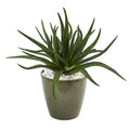 19" Aloe Artificial Plant in Decorative Planter