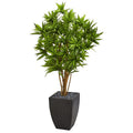 Dracaena Artificial Tree in Black Planter