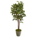 47" Fig Artificial Tree in Green Planter