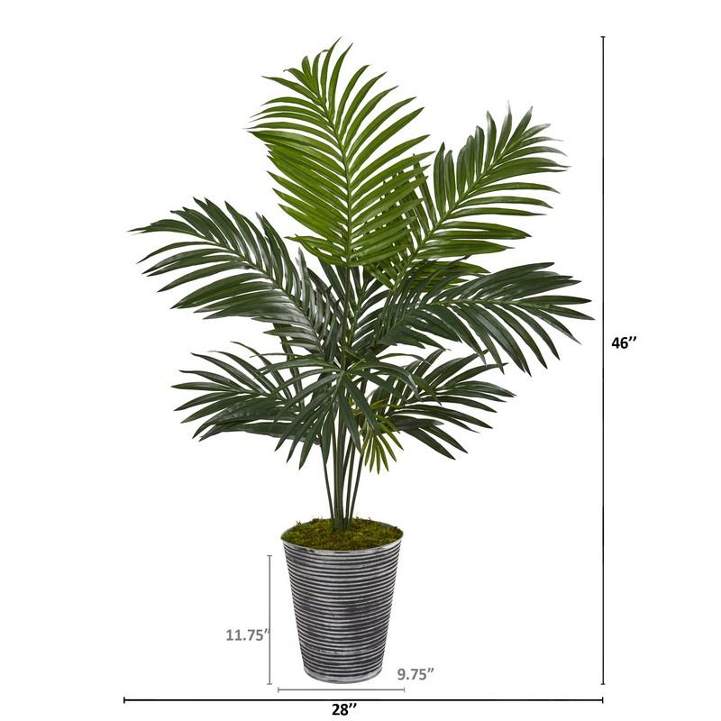 46" Kentia Artificial Palm Tree in Decorative Planter