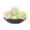 Artificial Hydrangea Balls (Set of 4) with Decorative Vase
