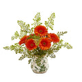 Gerber Daisy and Maiden Hair Artificial Arrangement in Vase